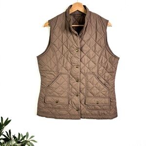 FILSON Women's Quilted Vest in Taupe Size L